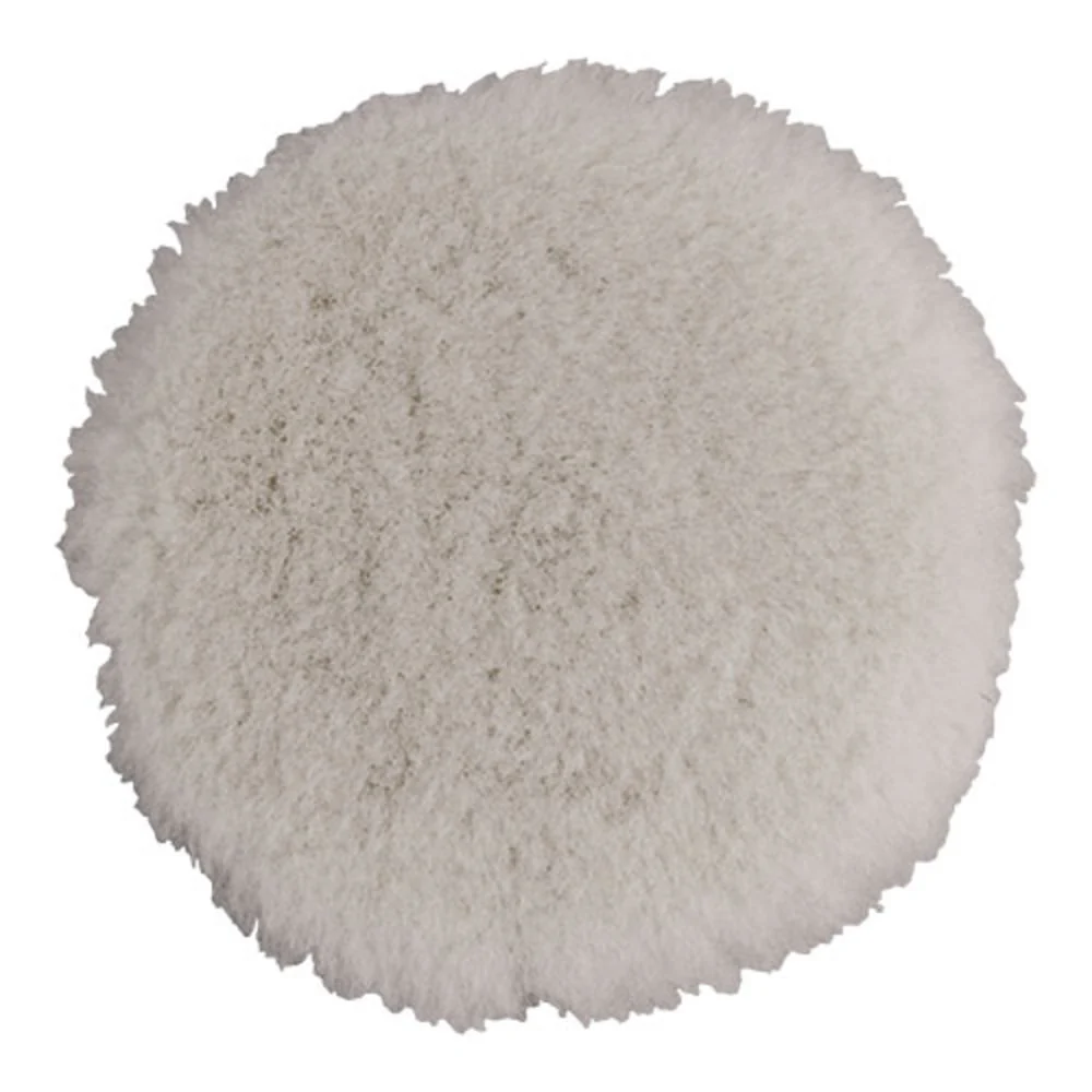 3.5" TOP WOOL POLISH PAD - WHITE