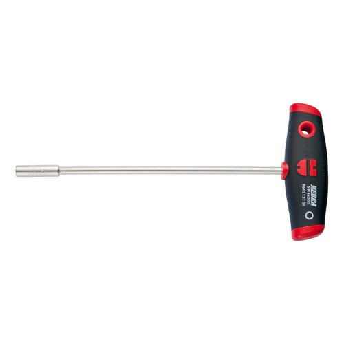 ZEBRA T-Handle Hexagon Socket Screwdriver - 10mm Hexagon Socket X 125mm Blade X 104mm Handle