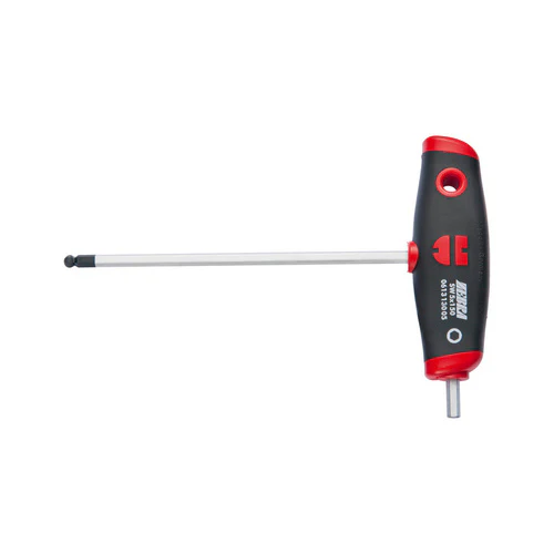 ZEBRA T-Handle Hexagon Ball Head Screwdriver with 17mm Side Hexagon Tip - 6mm Hexagon Tip X 150mm Blade X 105mm Handle