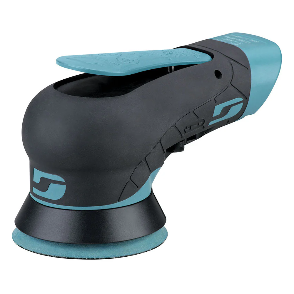 Dynabrade 3" (76 mm) Dia. Non-Vacuum Dynorbital Mini Extreme Random Orbital Sander, .1 hp, 12,000 RPRear Exhaust, Hook Pad