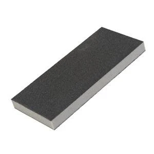 Rectangular Sanding Sponge, 8-7/8 x 4 x 3/4, 2 Sided 150 Medium Grit