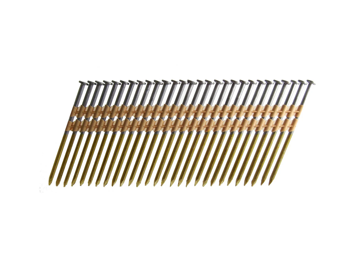 B&C Eagle 312X131HD/22B 3-1/2" x .131 Round Head 22° Hot Dip Galvanized Smooth Shank Plastic Collated Framing Nails (4,000 per box)