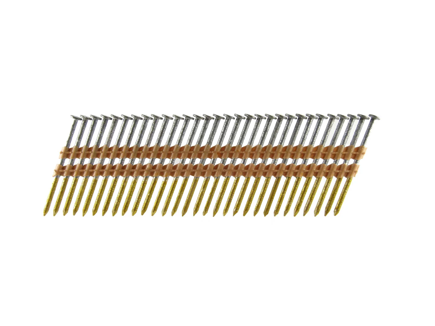 B&C Eagle 314X120HDR/22B 3-1/4" x .120 Round Head 22° Hot Dip Galvanized Ring Shank Plastic Collated Framing Nails (4,000 per box)