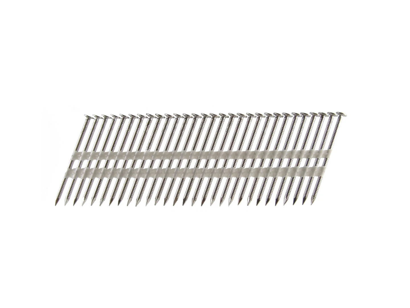 B&C Eagle 314X131RSS/22 3-1/4" x .131 Round Head 22° S304 Stainless Steel Ring Shank Plastic Collated Framing Nails (1,000 per box)