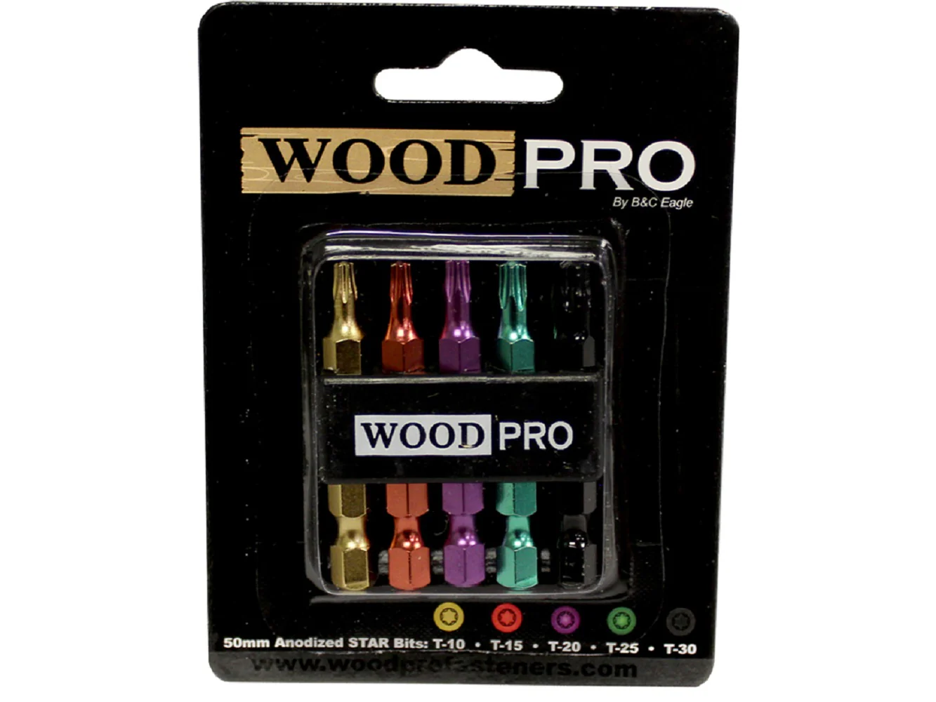 WoodPro BIT-50MM-5PK 50 mm x 2 in.Finish Bits, 5/Box