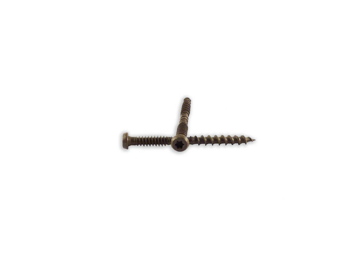 B&C Eagle CD10X212B-5 #10 x 2-1/2" Brown Composite Deck Screws, T20, 5LB NET WT. (Approx 435 pieces)