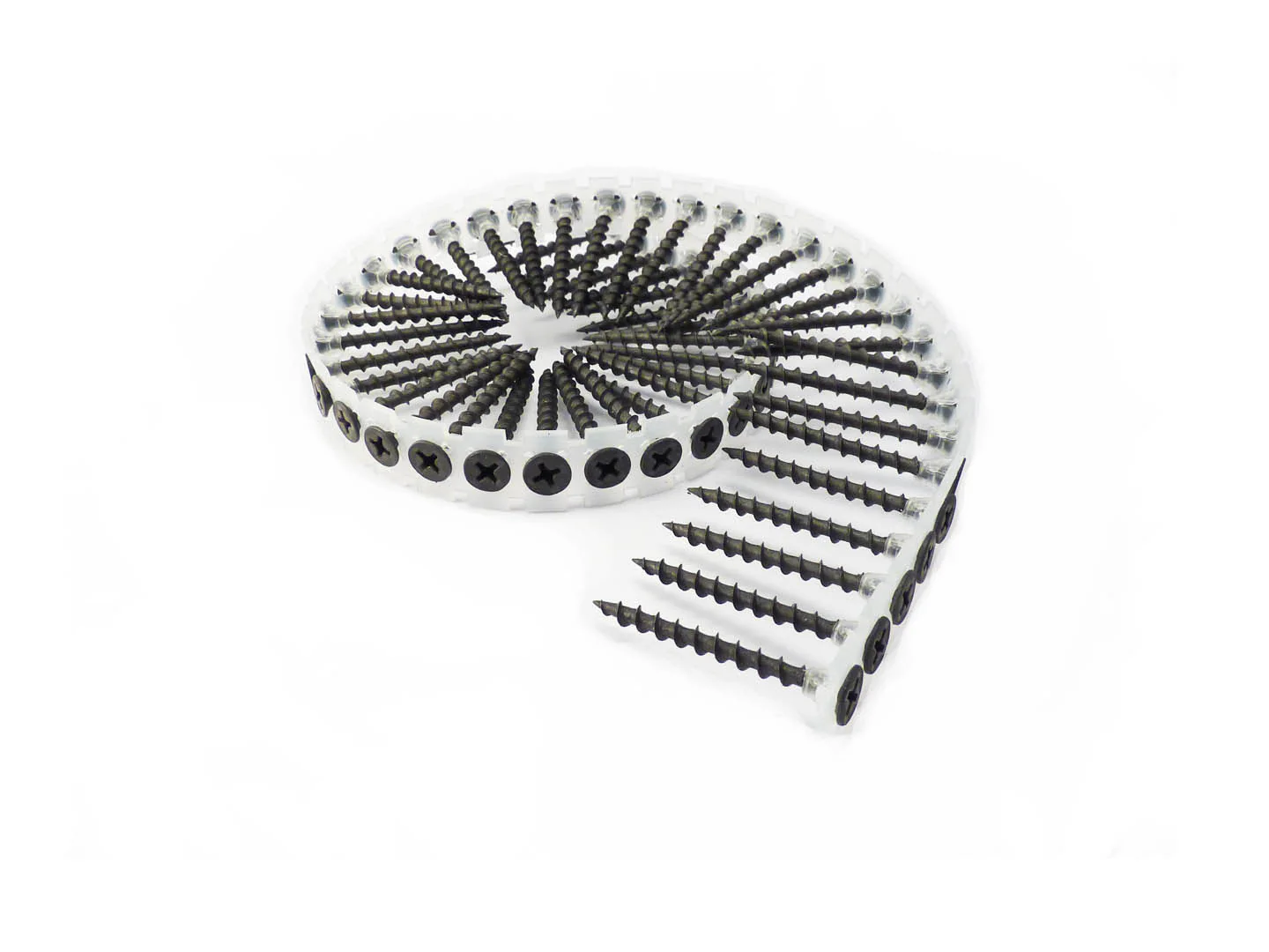 B&C Eagle CS6X158DW #6 x 1-5/8" Phosphate Coated Collated Drywall Screws, #2 Phillips (1,000 per box)