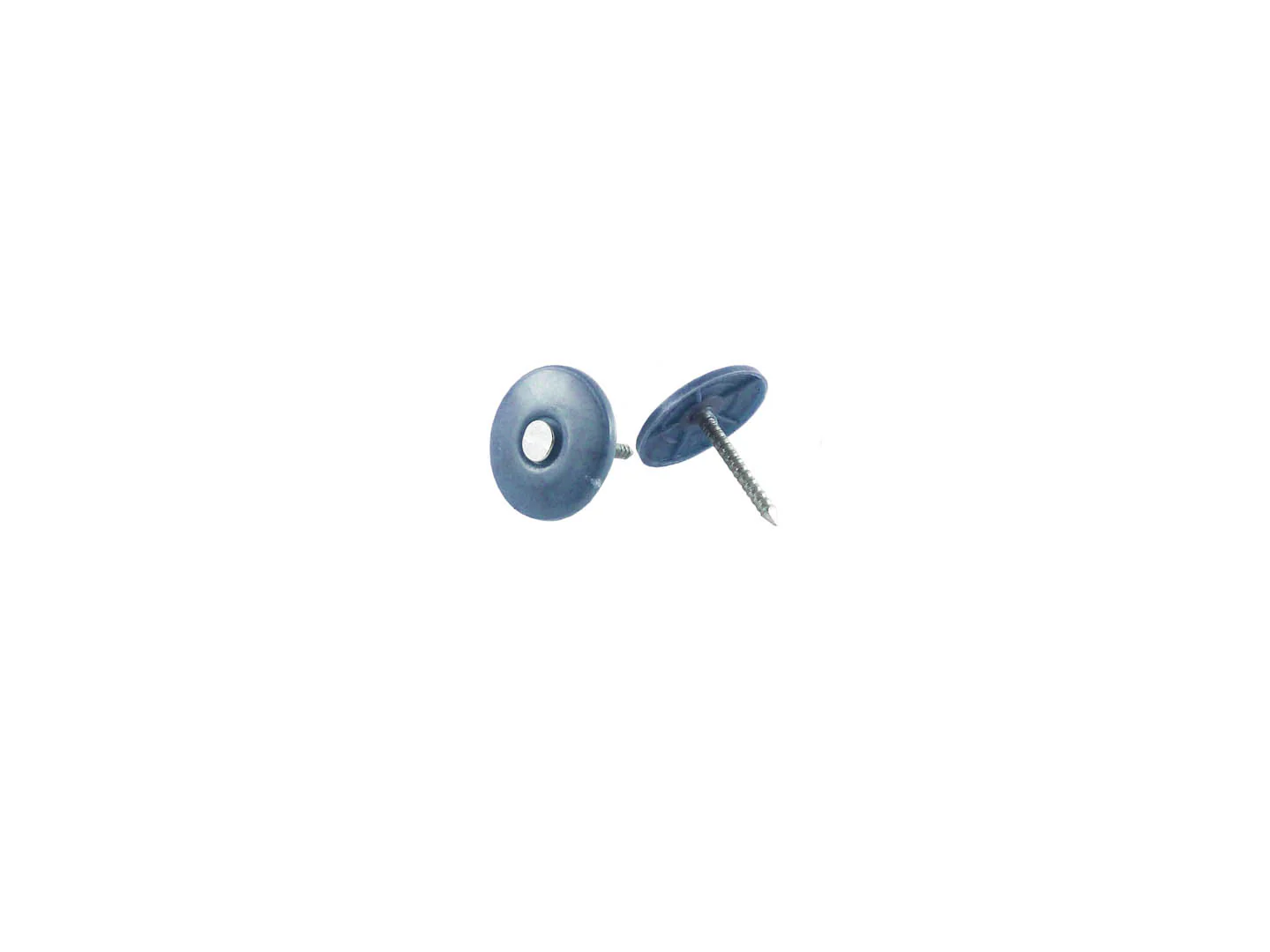 B&C Eagle PC112-2M 1-1/2" Electrogalvanized Plastic Cap Nails, Ring Shank (2,000 per box)