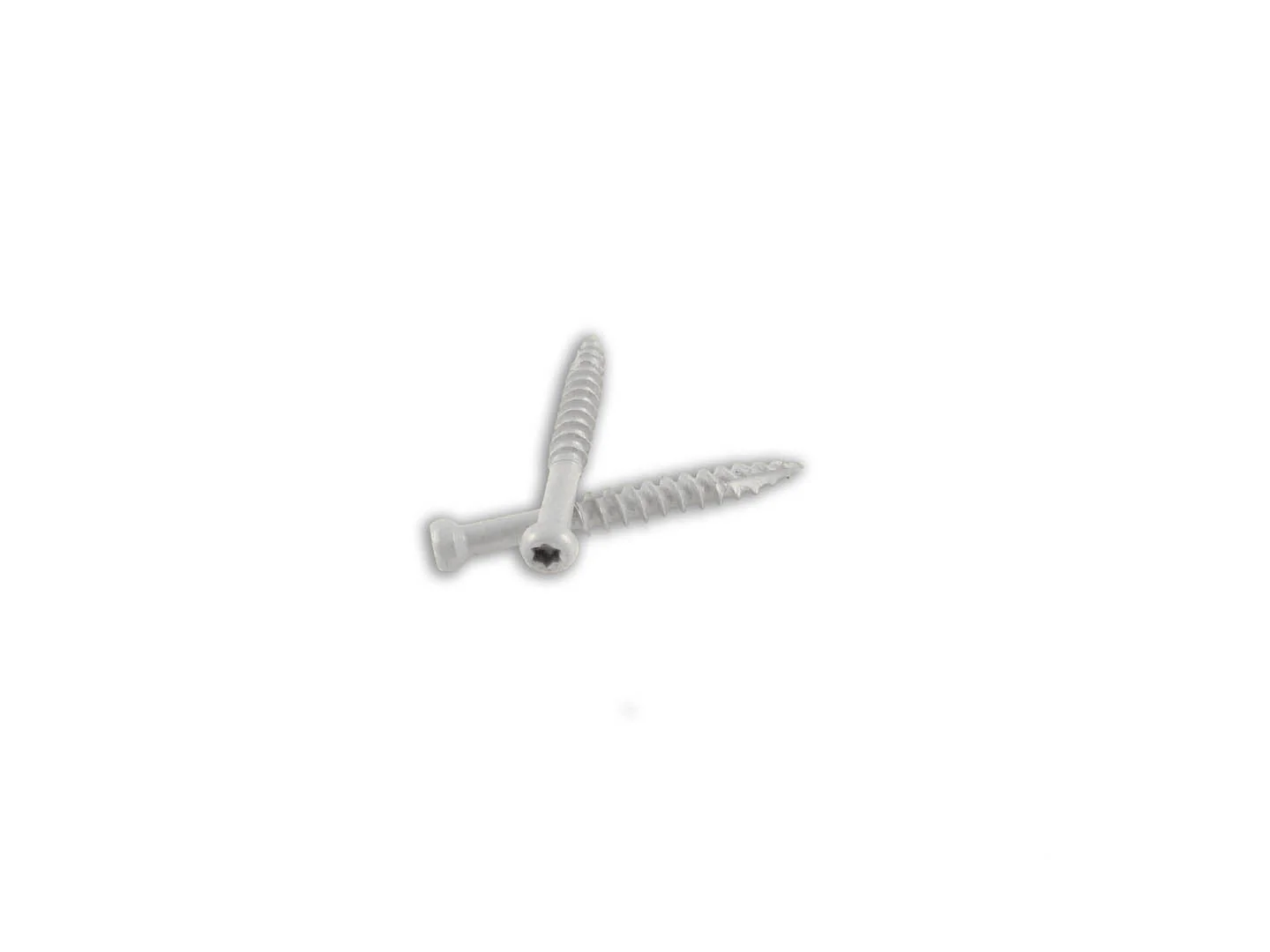 B&C Eagle TH7X318W-1 #7 x 3-1/8" White Trim Head Wood Construction Screws, T10, 1LB NET WT. (Approx 105 pieces)