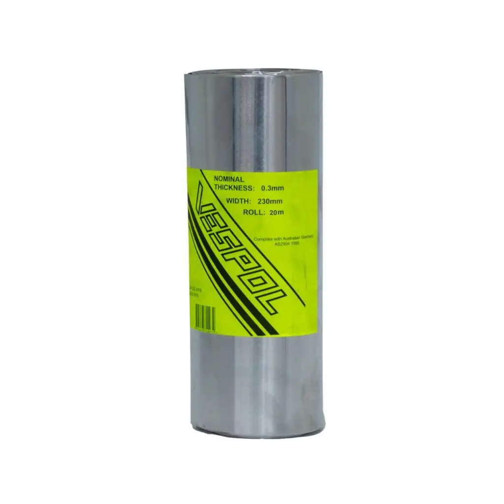 Vespol Aluminium Flashing 230mm x 20m
