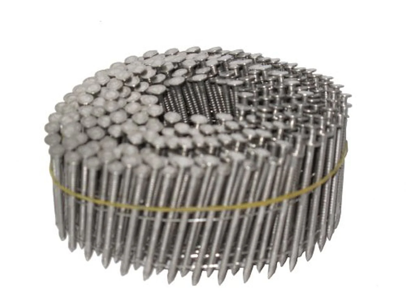 134x092WCSSR 1-3/4x092 15-Degree Wire Coil Stainless Steel Ring Shank Nails, 3,600/Box