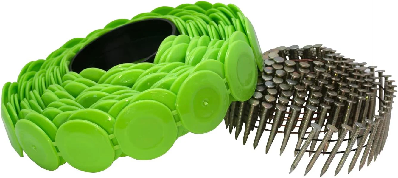 STINGER 0136260 NailPac Cap Nails - 1" Electro Galvanized Nails with 1" Plastic Collated Caps (0136260) for use with CN100B & CN100 Cap Nailers