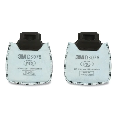 3M 7100213435 Secure Click HF-800 Series Cartridge/FilterParticulate FilterP95/Nuisance Level OV/AG ReliefWhite