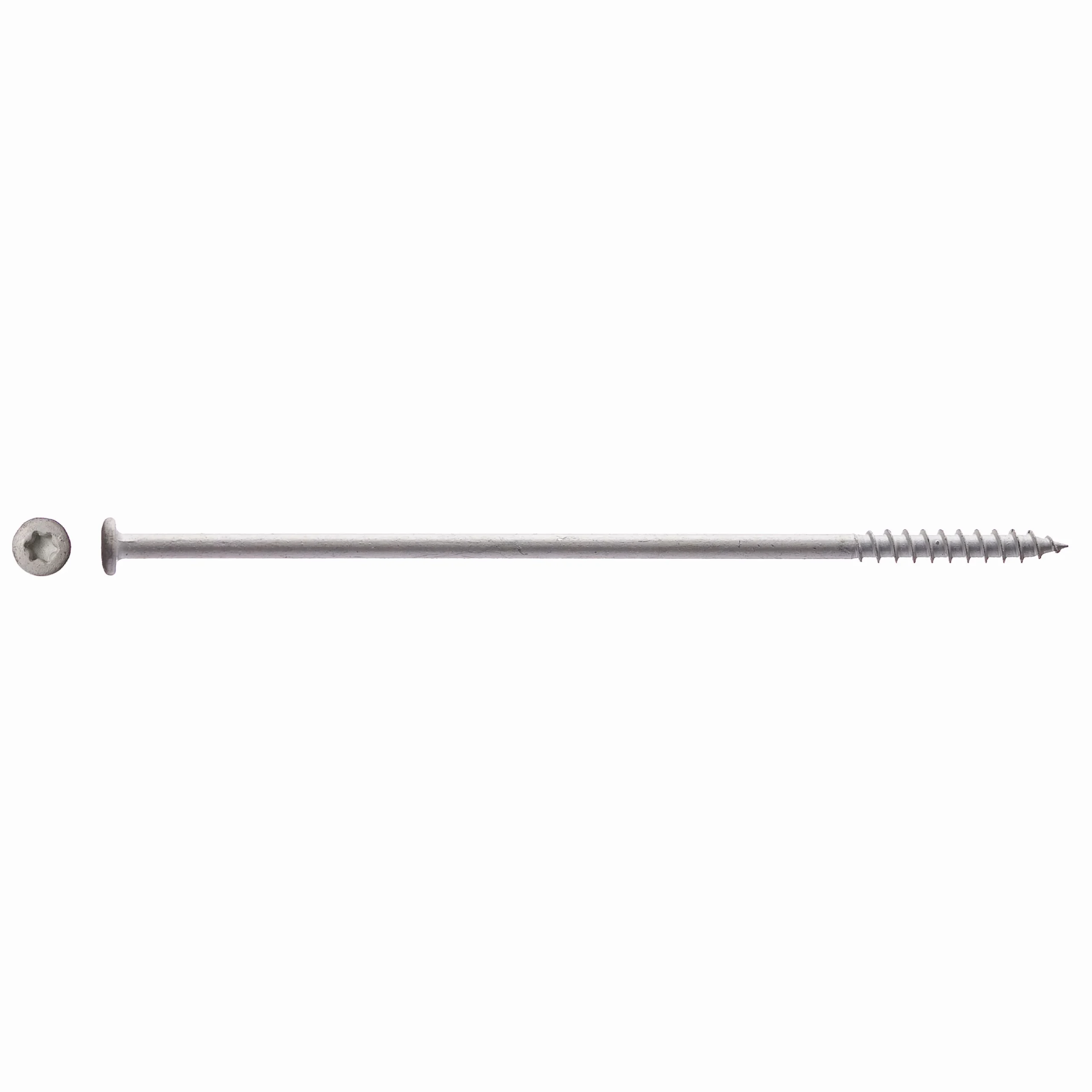 Big Timber GTR147W-50 #14x7 Star Drive Round Head White Finish Steel Gutter Screws, 50/Box