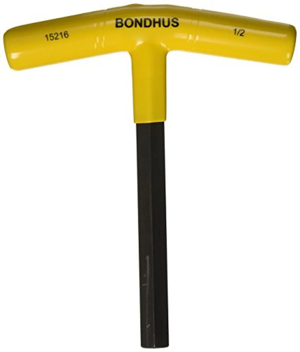 Bondhus 45216 1/2 in. ProGuard Finish Hex End T-Handle Hex Key