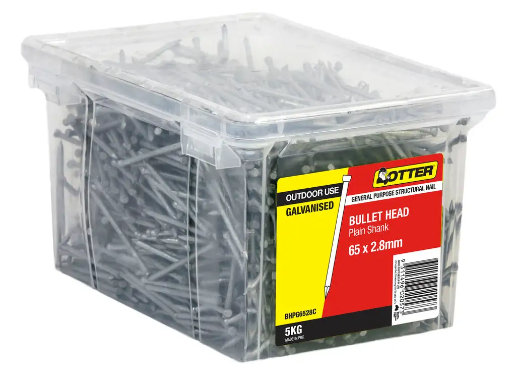 Otter Bullet Head Galvanised Nail 65 x 2.80mm 5Kg