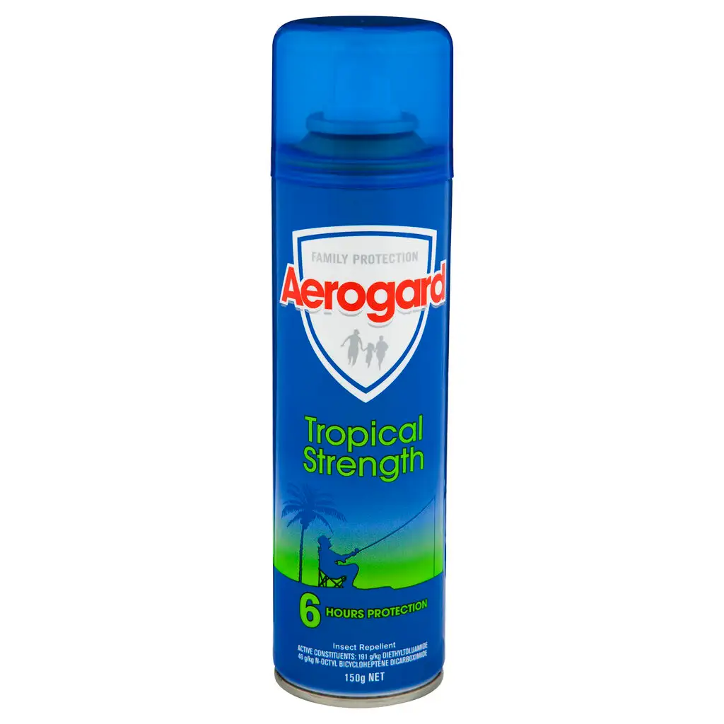 Aerogard Tropical Strength Insect Repellent Aerosol Spray 150g