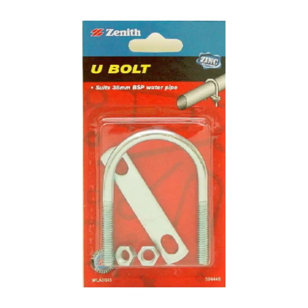 Zenith U Bolt Galvanised 40mm