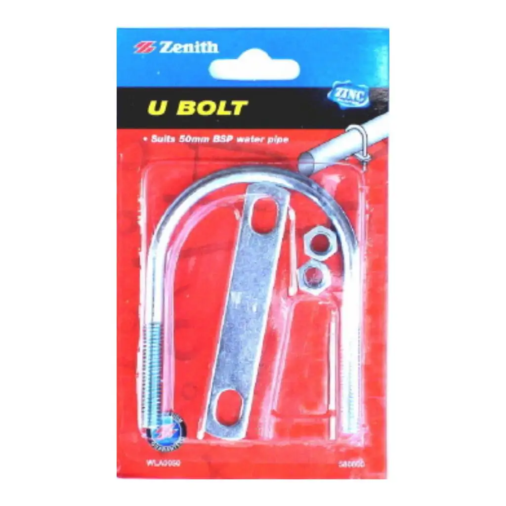 Zenith U Bolt Galvanised 50mm