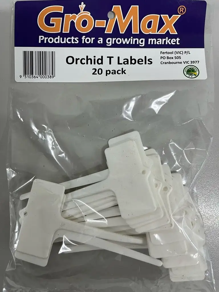 Gro-Max Orchid T Labels - 20 Pack