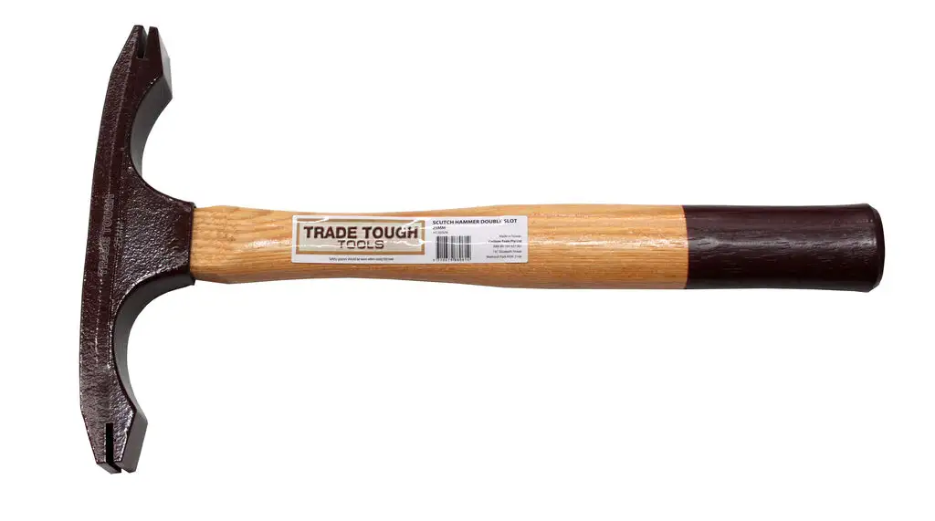 Trade Tough Tools Scutch Hammer Double Edge 25mm