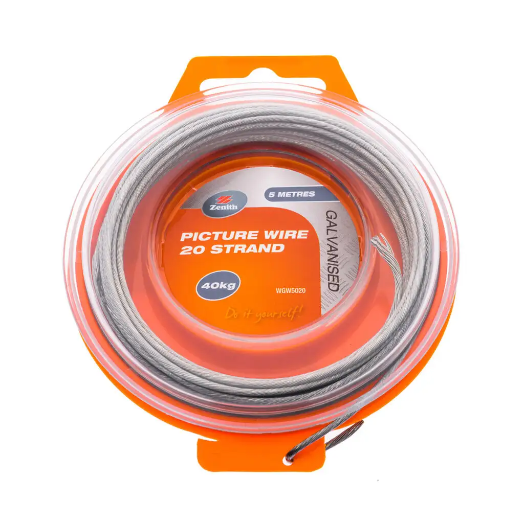 Zenith Wire 20 Strand Galvanised 5m