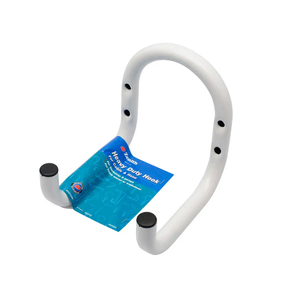 Zenith Tubular Hose Storage Hook White