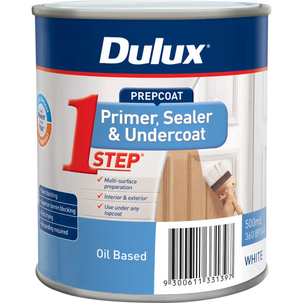 Dulux 1 Step Oil Based Primer Sealer Undercoat 500ml