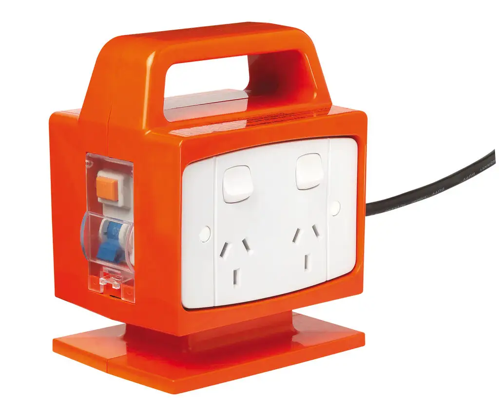 Arlec 4 Outlet Portable Power Block with Safety Switch