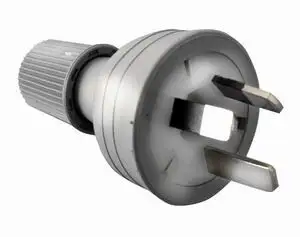 HPM 10A 3 Pin Plug Top Grey