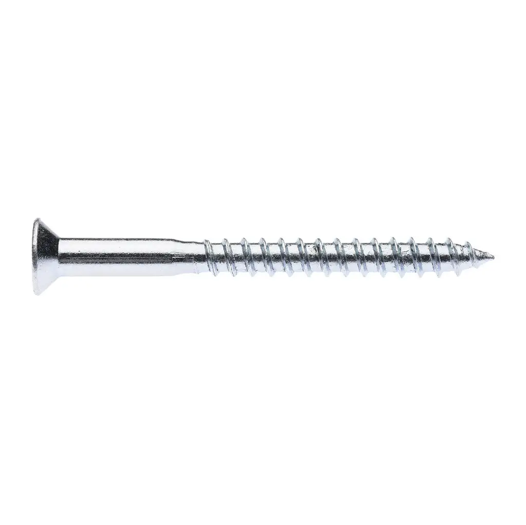 Zenith Wood Screw Countersunk Head Phillips Drive 12G x 60mm - 10 Pack