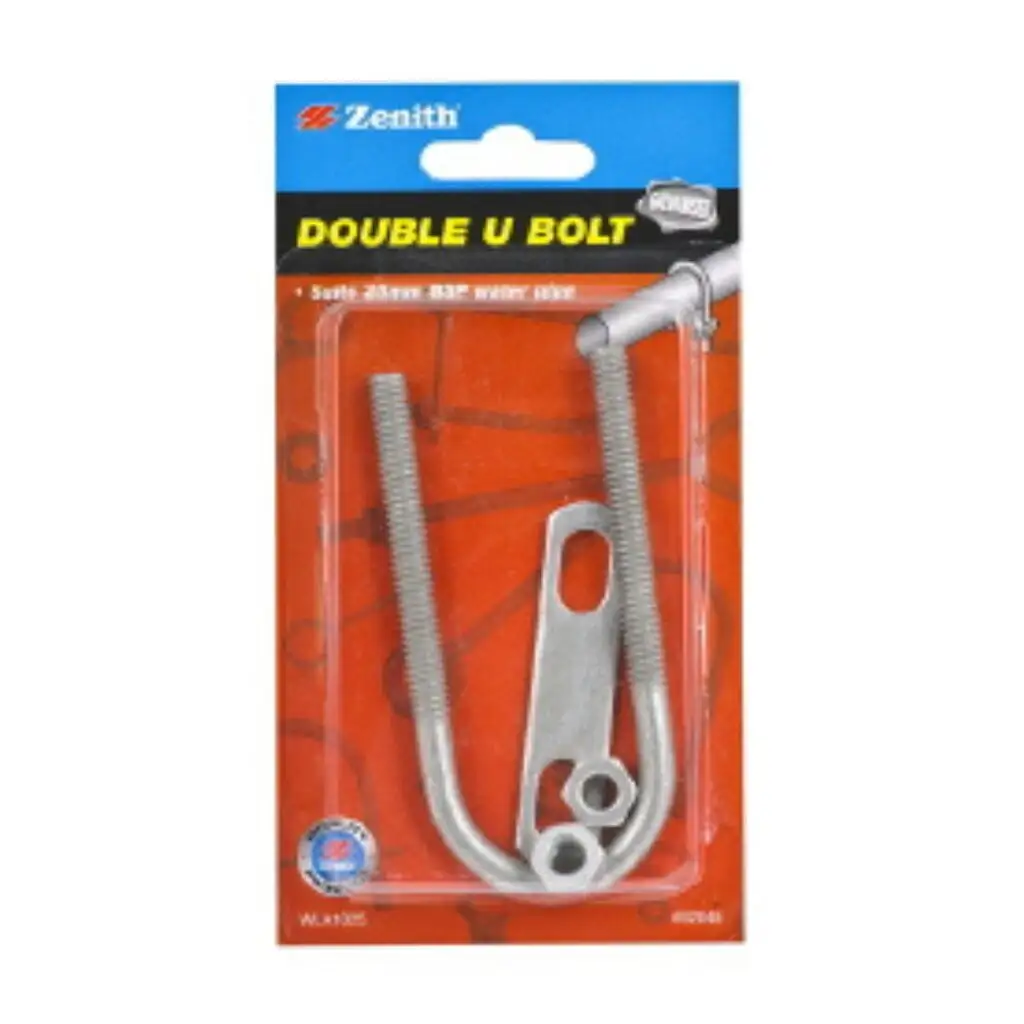 Zenith U Bolt Double Galvanised 25mm