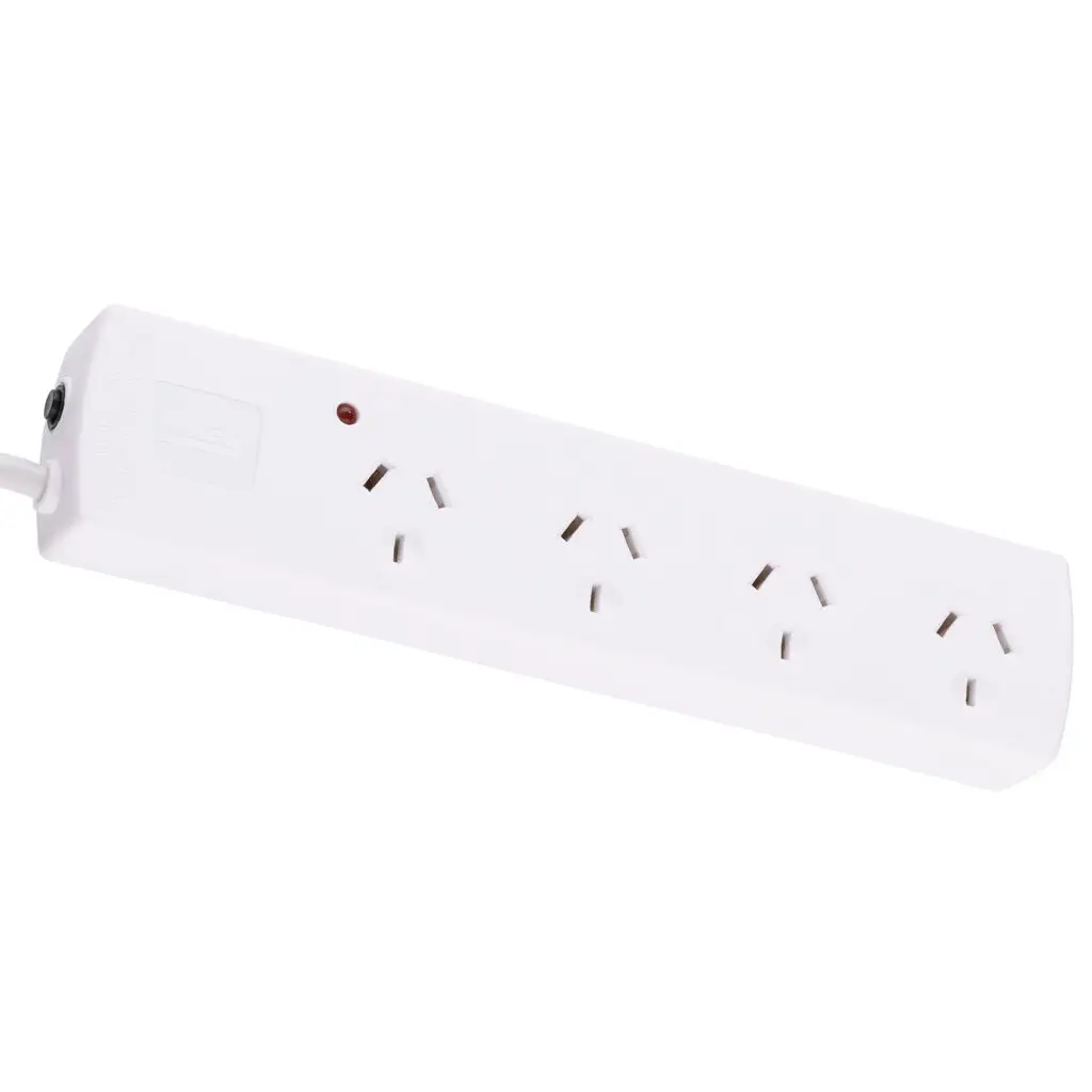 Arlec 4 Outlet Powerboard with Surge Protection