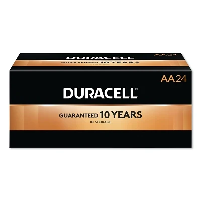 Duracell DURMN1500BKD COPPERTOP ALKALINE BATTERIESAA24/PK