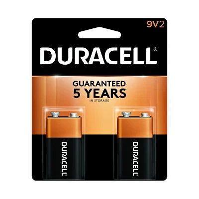 Duracell DURMN1604B2Z COPPERTOP ALKALINE BATTERIES9V2/PK