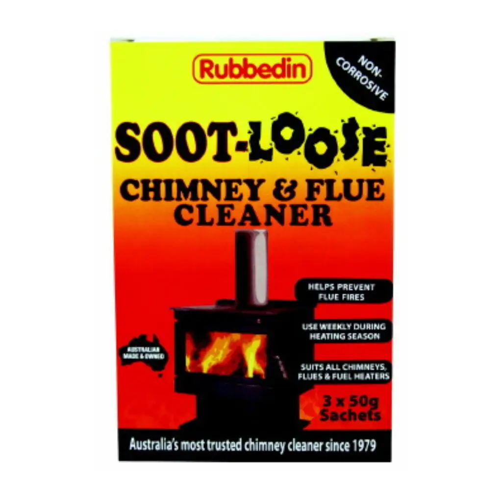 Rubbedin Soot Loose Chimney & Flue Cleaner 3 x 50g