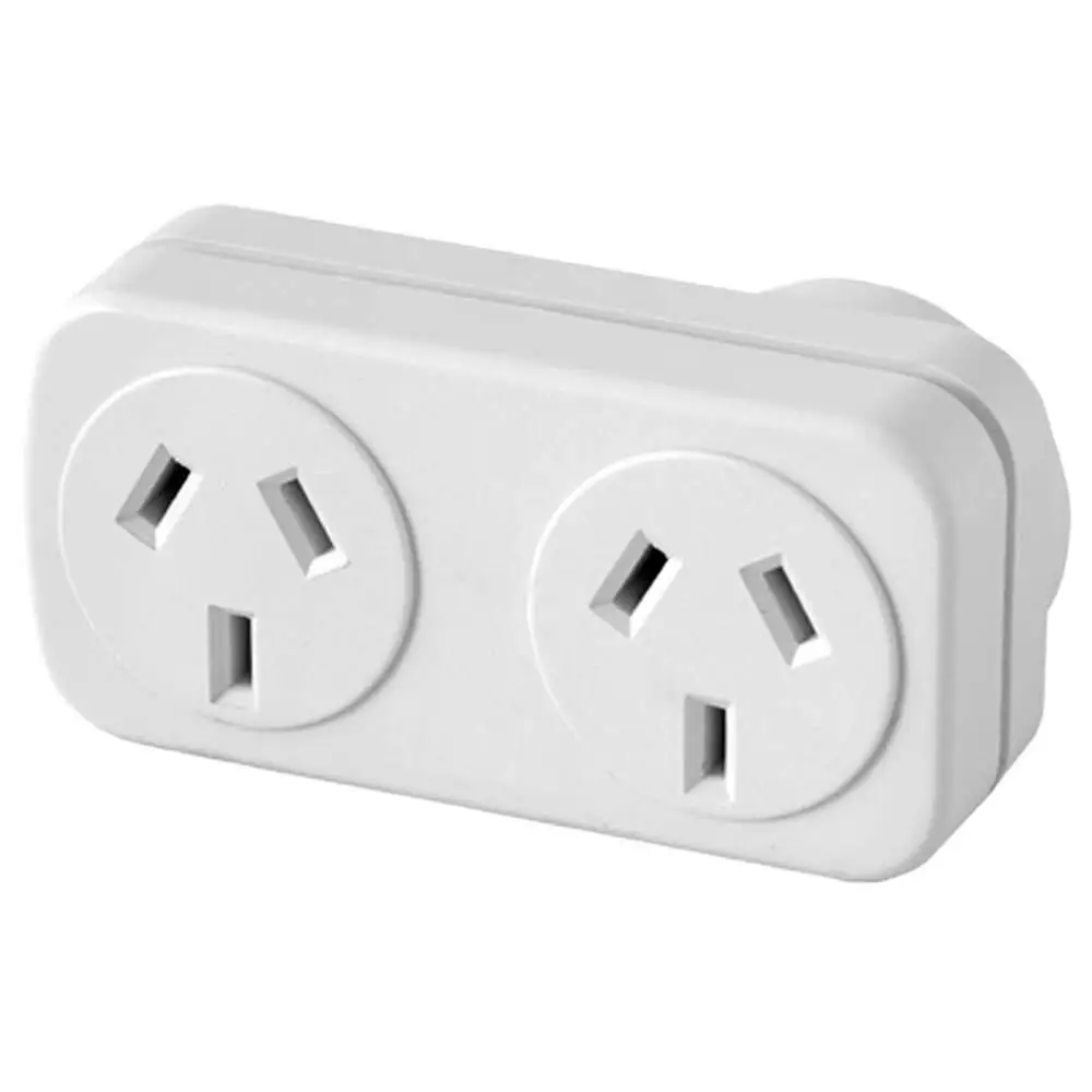Arlec Left Hand Double Adaptor