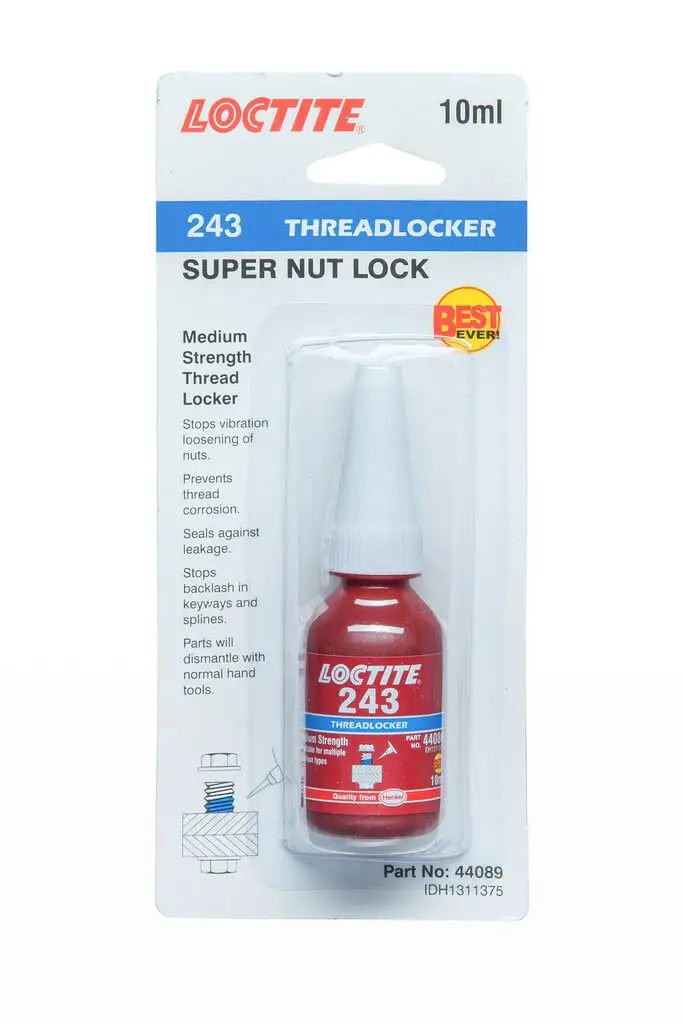 Loctite 243 Nut Lock Threadlocker 10ml