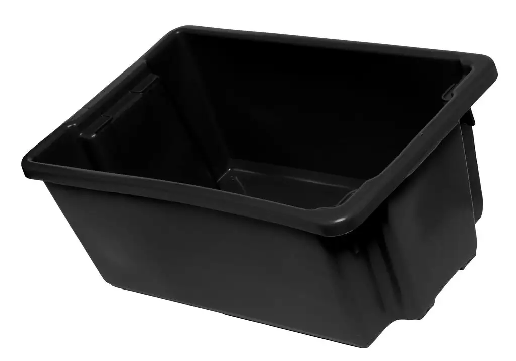Icon Plastics Stack N Nest Crate Black 50L