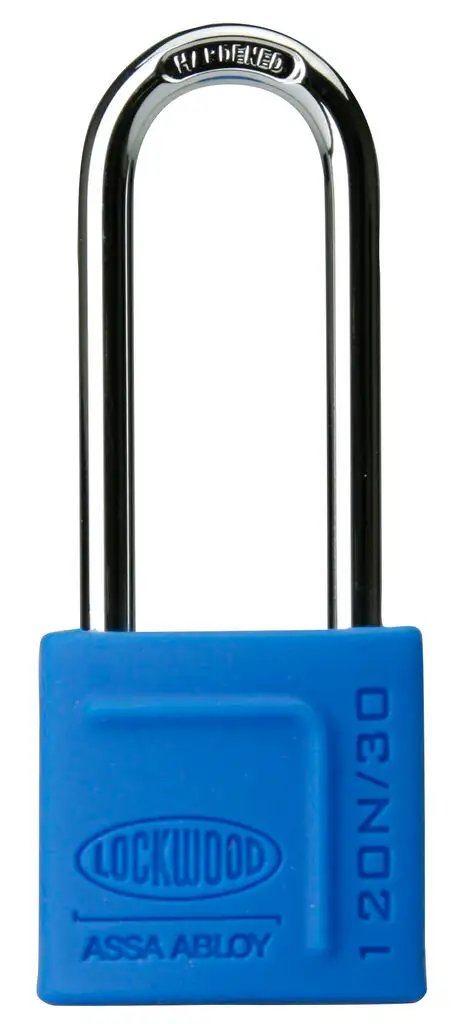 Lockwood High Security Padlock Blue 30mm x 50mm