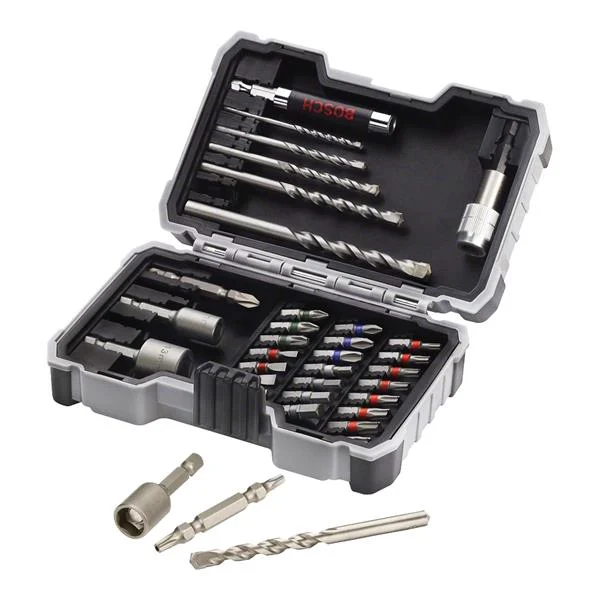 Bosch- The Extra Hard Screwdriver Bit is a good choice for universal use. 35-PIECE