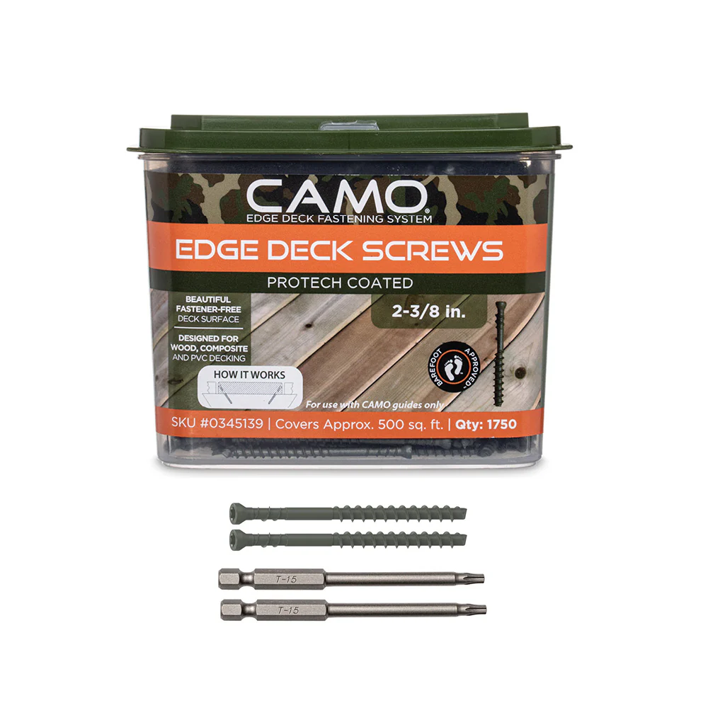 CAMO 0345139 Edge Deck Screws 2-3/8" ProTech (1750 ct)