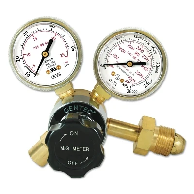 GENTEC 190AR50 GW 33-190AR-50 &MIG METER8 ARGON- CGA580