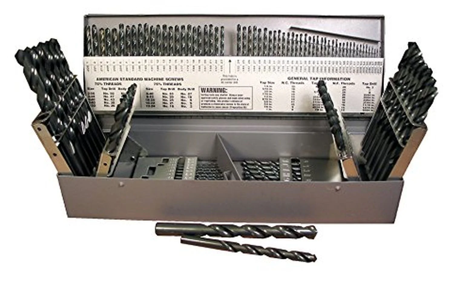 Viking 43440 Type 240 Black Finish Jobber Drill 118 Deg Pt HSS Set (115 Piece)