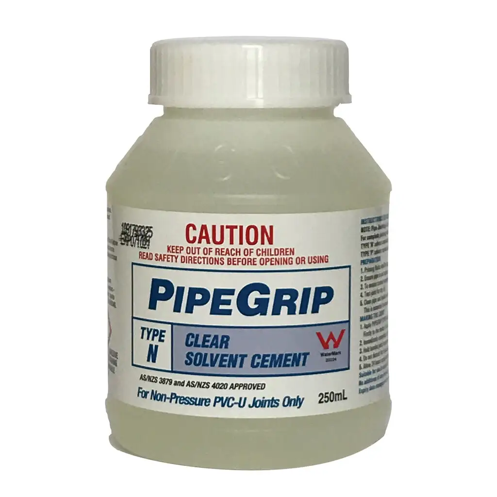 PipeGrip Type N Clear Solvent Cement 250ml