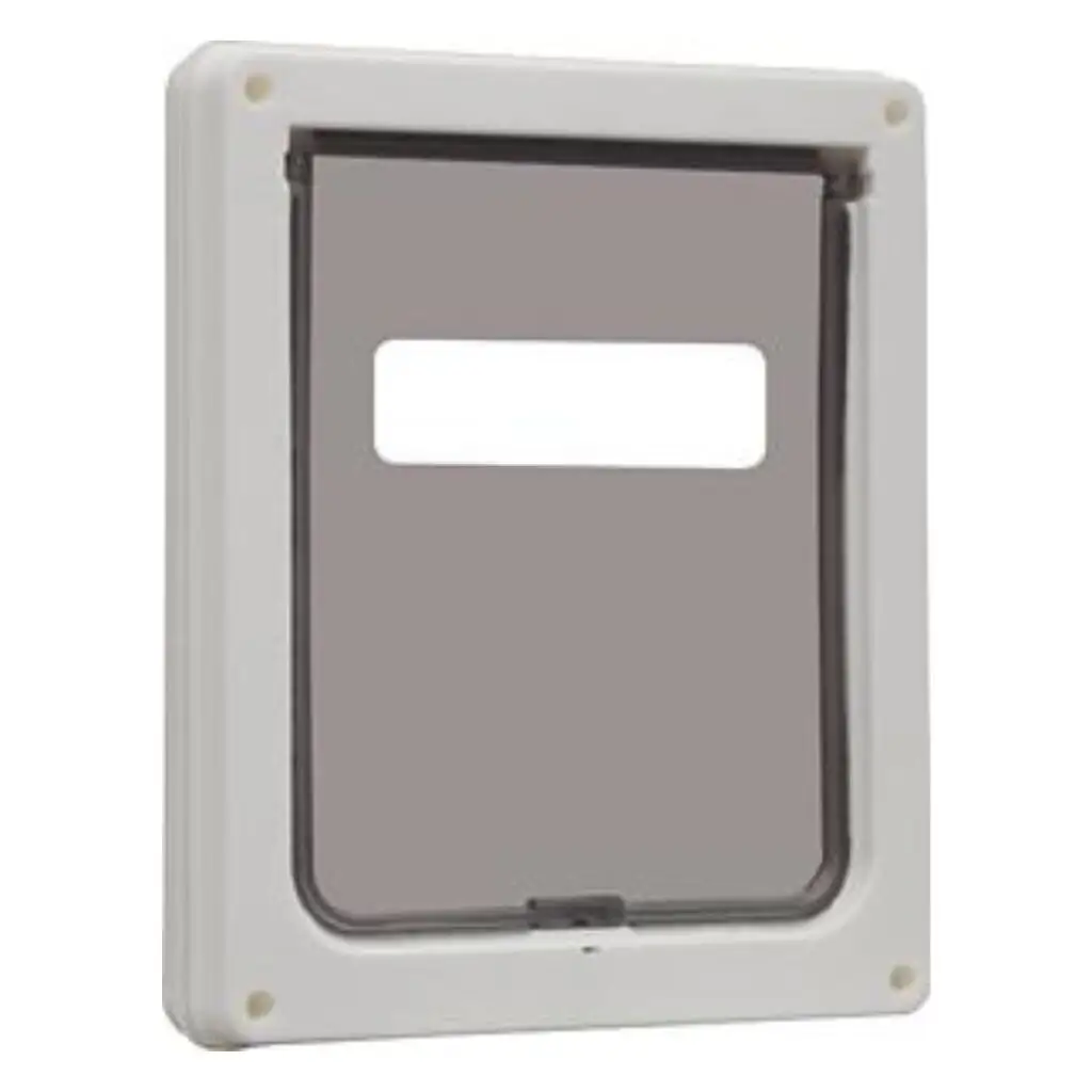 Dog Door Small White 215 x 180mm