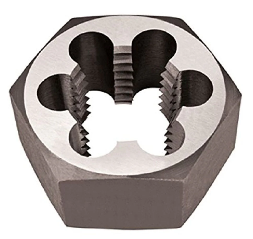 Alfa Tools MHD70775 20 mm x 1-50 Carbon Steel Rethreading Hex Die, 1/Box