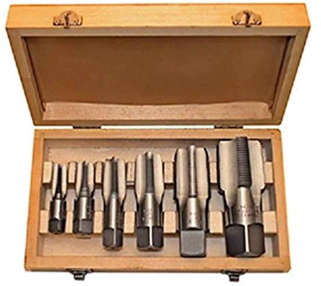 Alfa Tools TDS66006NPT Carbon Steel Npt Pipe Tap, 6 Piece Set