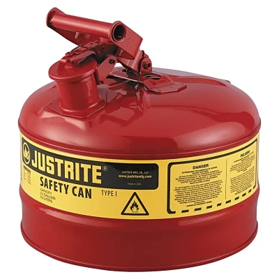 Justrite 7125100 2.5G/9.5L SAFE CAN RED