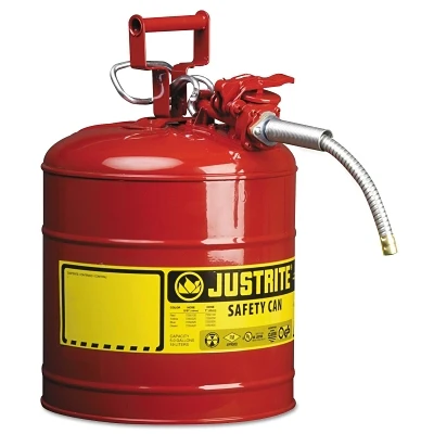 Justrite 7250120 5G/19L IIAF RED 5/8 HOSE